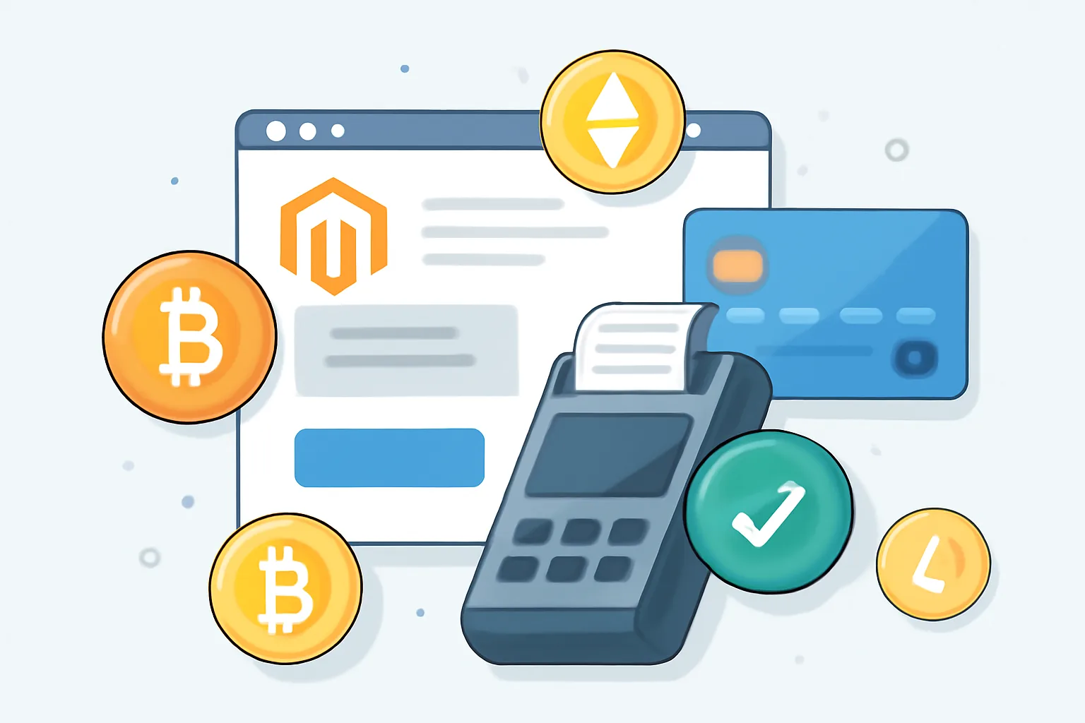 Криптовалютный платежный шлюз для Magento